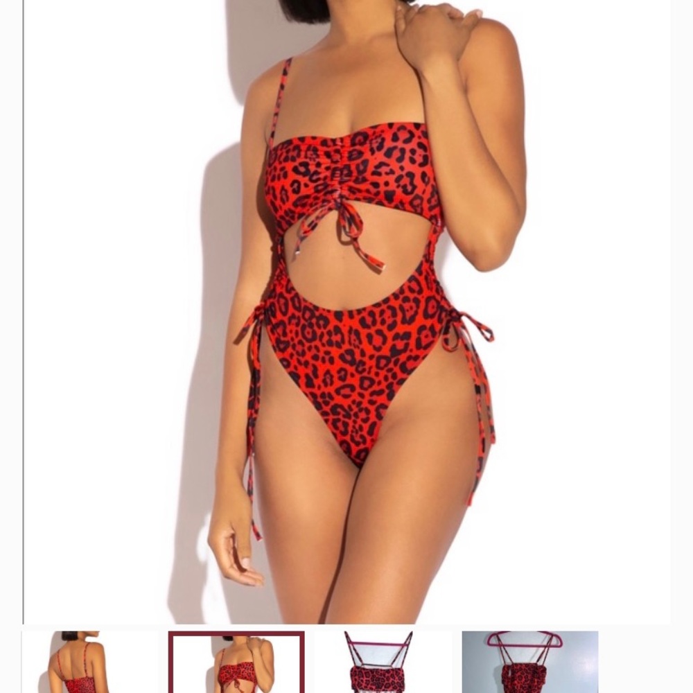 Brand new matte collection thong bathing suit